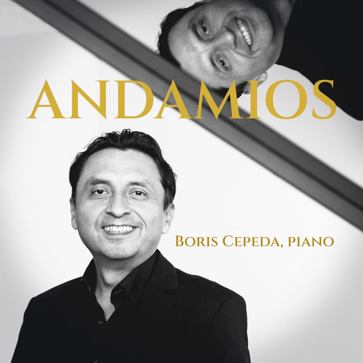Andamios — album cover — black and white edition