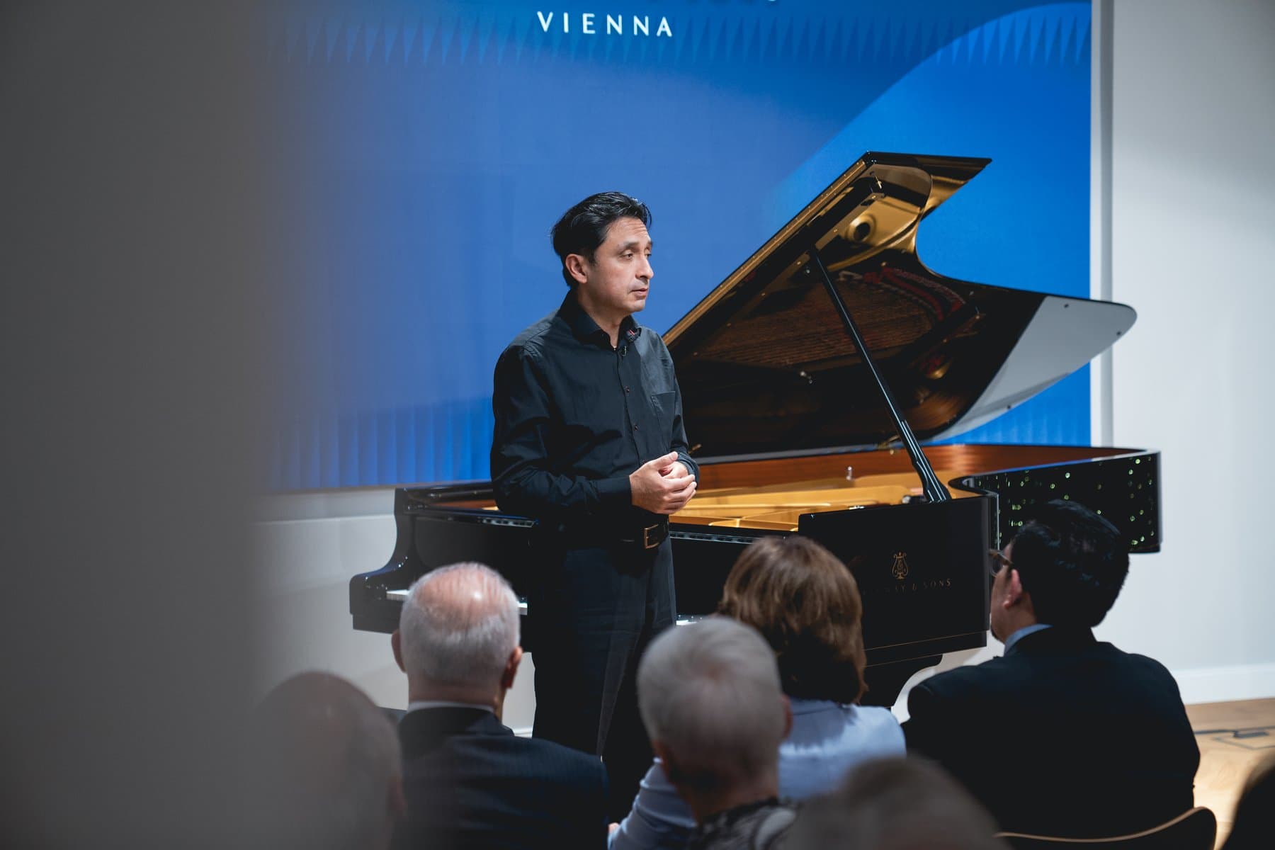 Boris Cepeda at Steinway & Sons, Vienna